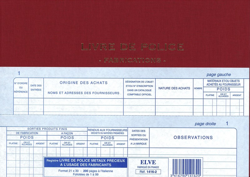 Registre de police : guide complet pour les professionnels de la revente